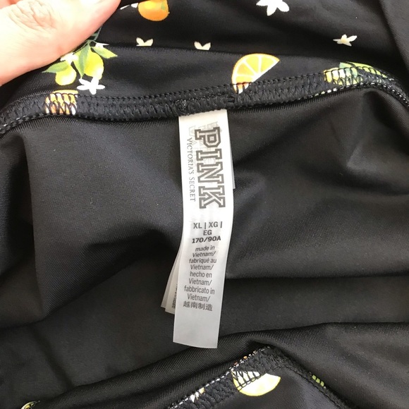 NWT Victorias Secret PINK Fruity Citrus Crossover High Waist Bikini Bottom XL - Picture 4 of 5